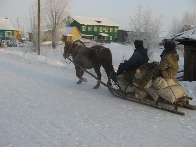 Ямало-Ненецкий АО, с. Мужи, 2010 г. Транспорт